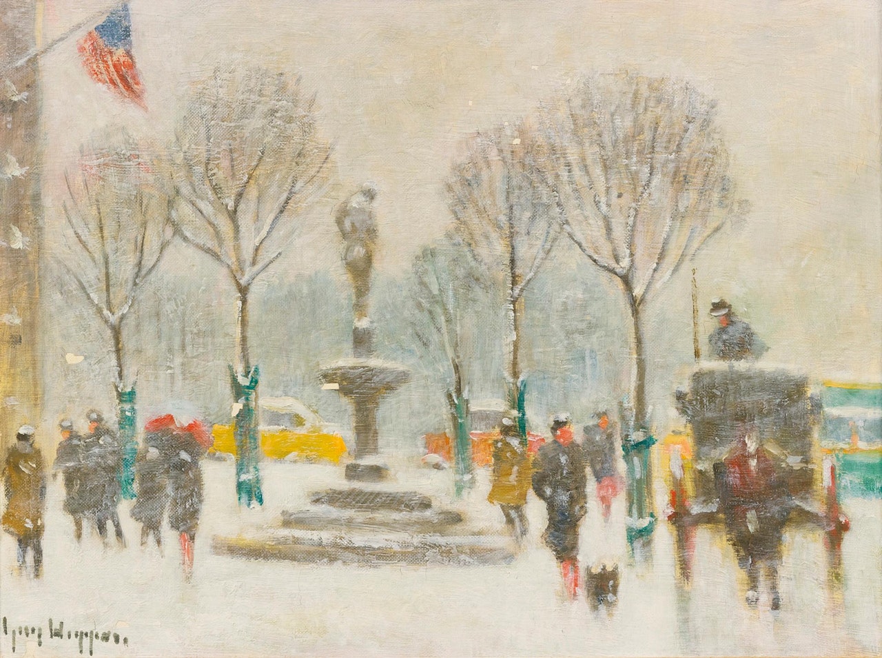 A 5th Avenue Stroll by Guy Carleton Wiggins