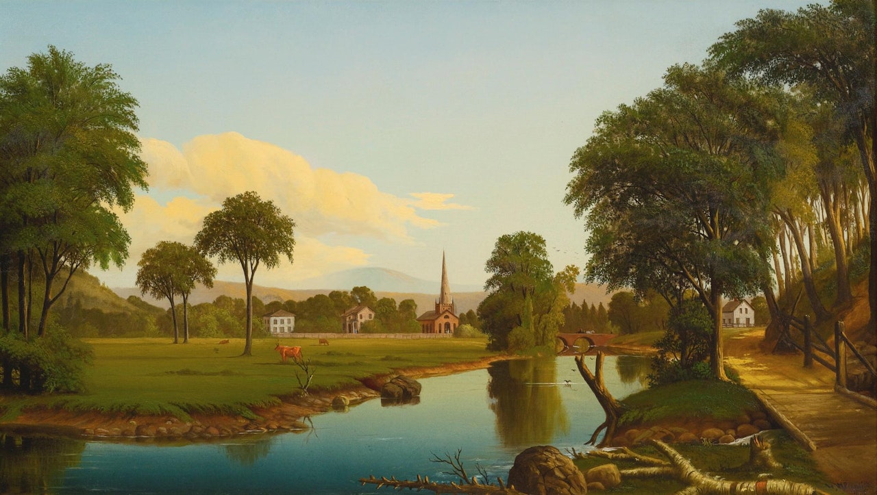 The Peaceful Valley by Levi Wells Prentice