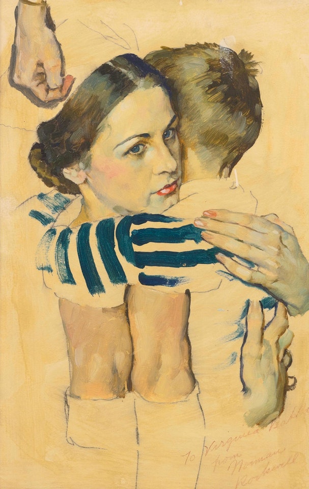 Oil Sketch for 'Give Me A Boy' by Norman Rockwell