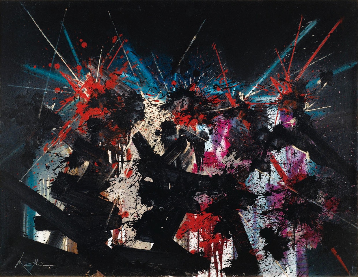 Fatalit�s diffuses by Georges Mathieu
