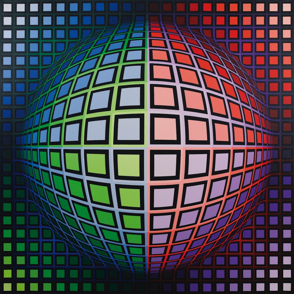 Vega-bk by Victor Vasarely
