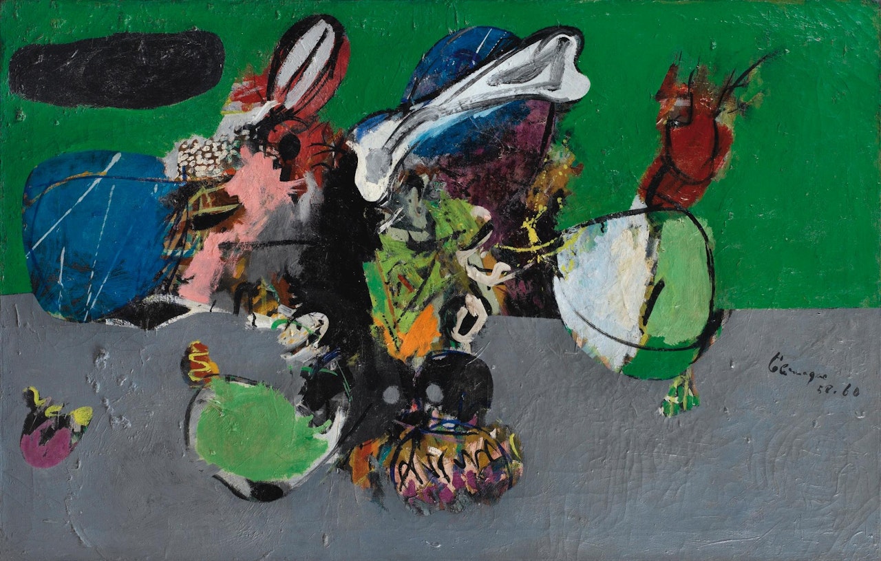 Desfleurs pour la tr�s douce by Hervé Telemaque