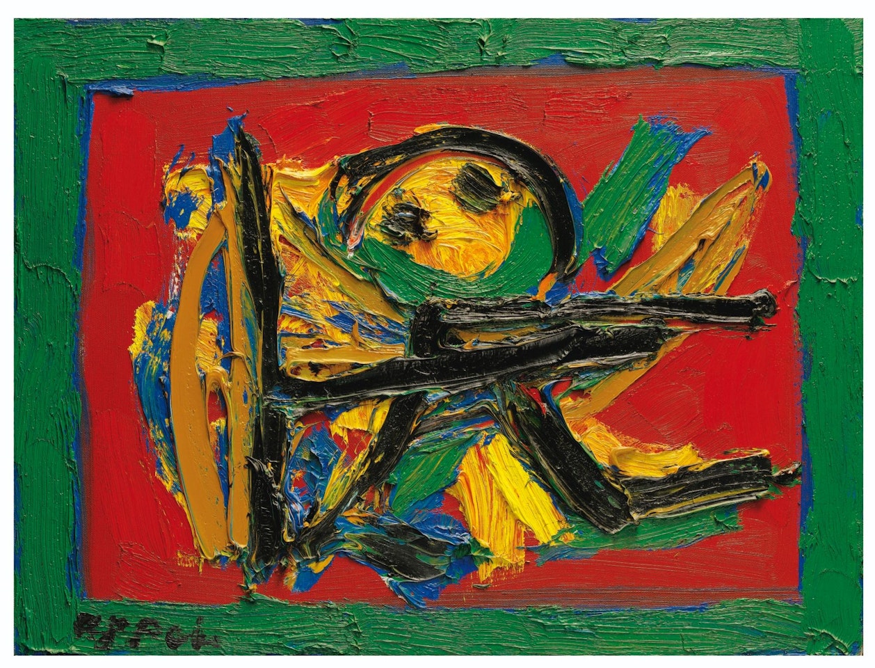 L'archer N�1 by Karel Appel