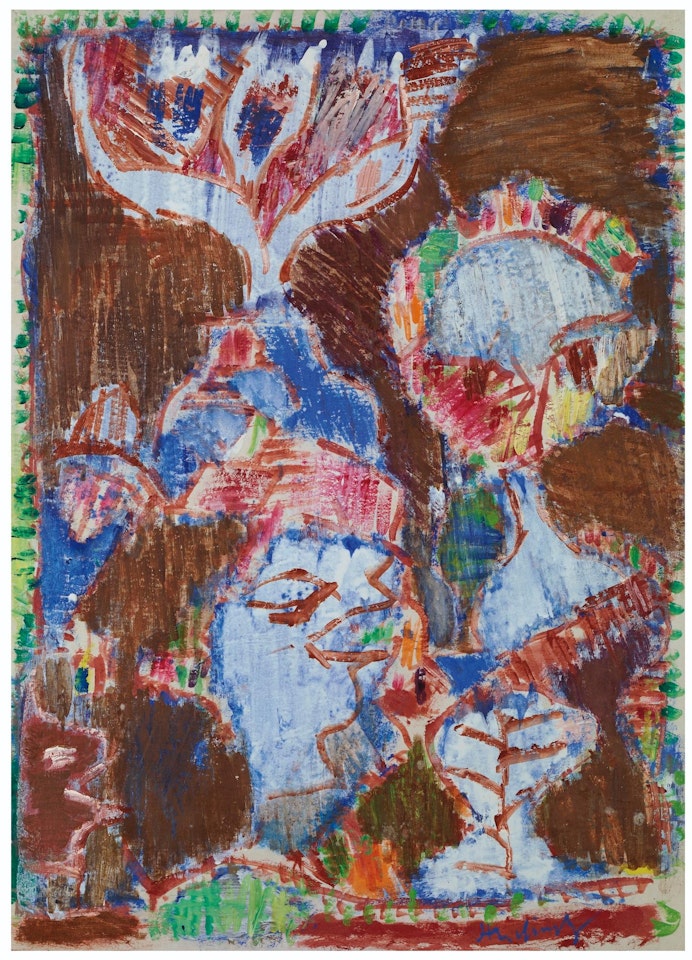 Jour gras tel que mardi by Pierre Alechinsky