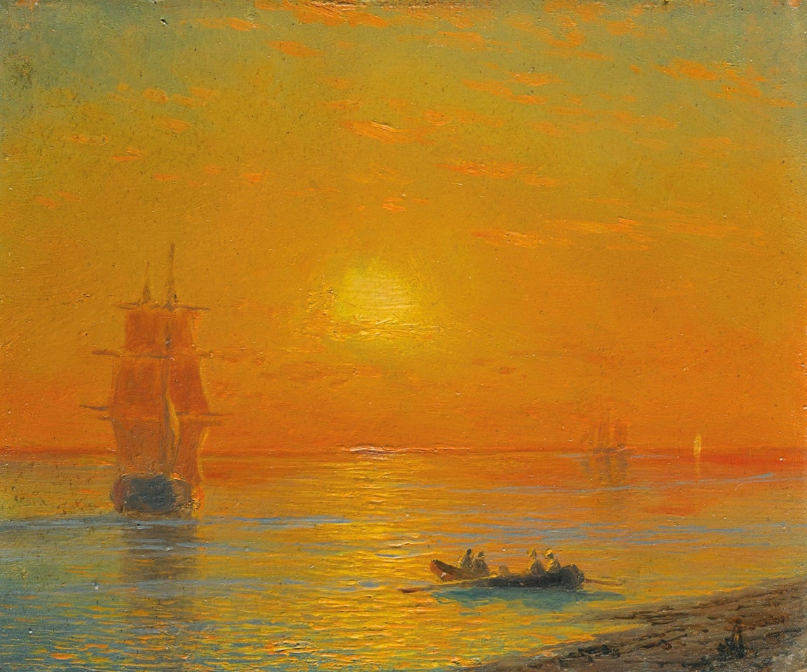 Returning To the Ship by Ivan Konstantinovich Aivazovsky