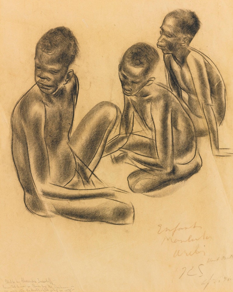Mangbetu Children by Alexander Evgenievich Yakovlev