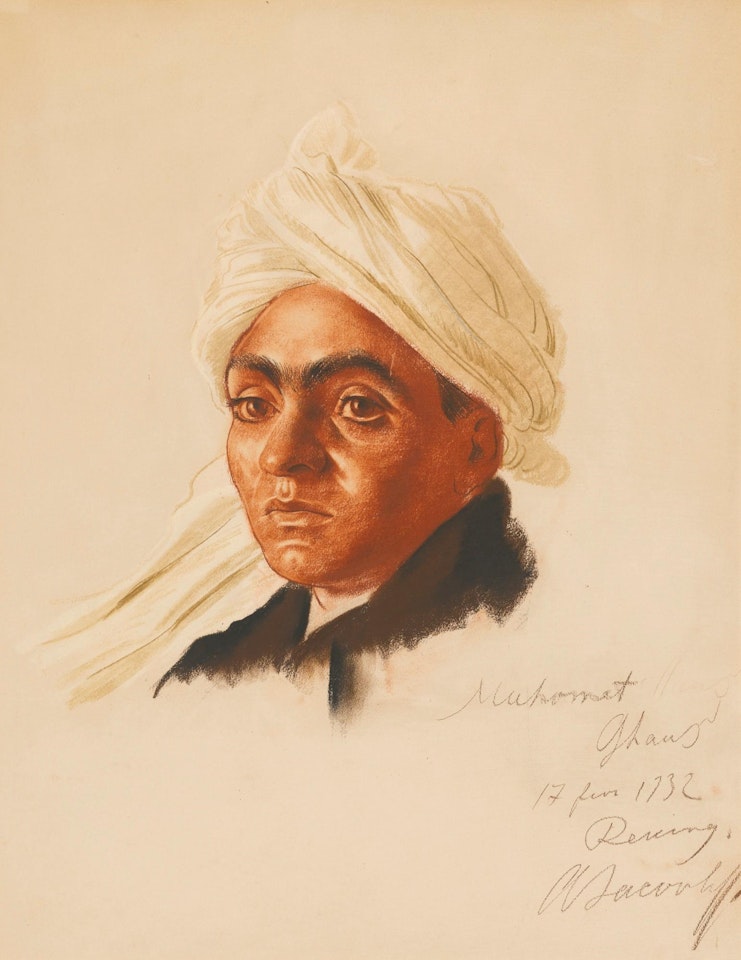 Portrait of Mahomet Ghans by Alexander Evgenievich Yakovlev