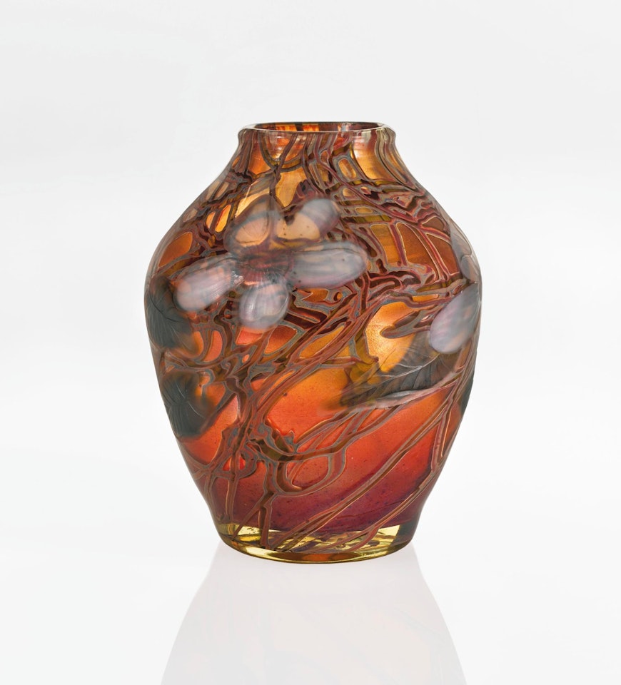 Carved Paperweight Vase by Tiffany Studios