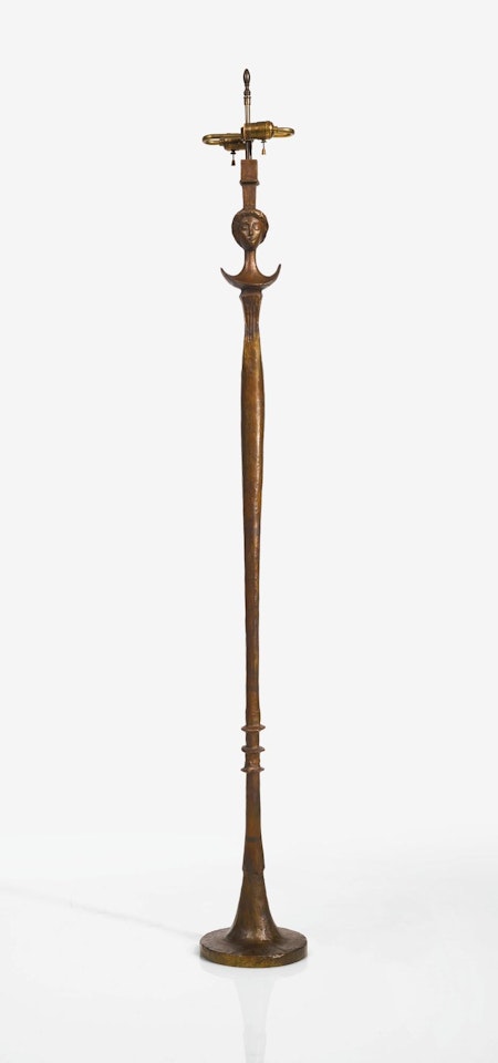 Figure or T�te De Femme Floor Lamp by Alberto Giacometti