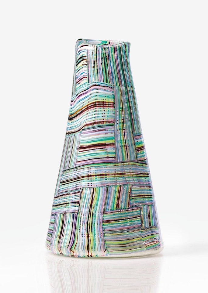 Mosaico Tessuto Vase by Paolo Venini