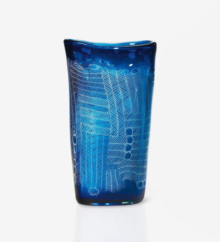 Mosaico Zanfirico Vase by Paolo Venini