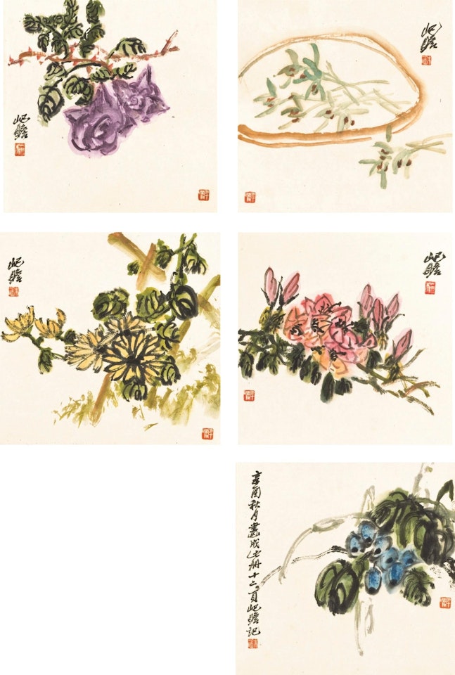 Flowers by Zhu Qizhan