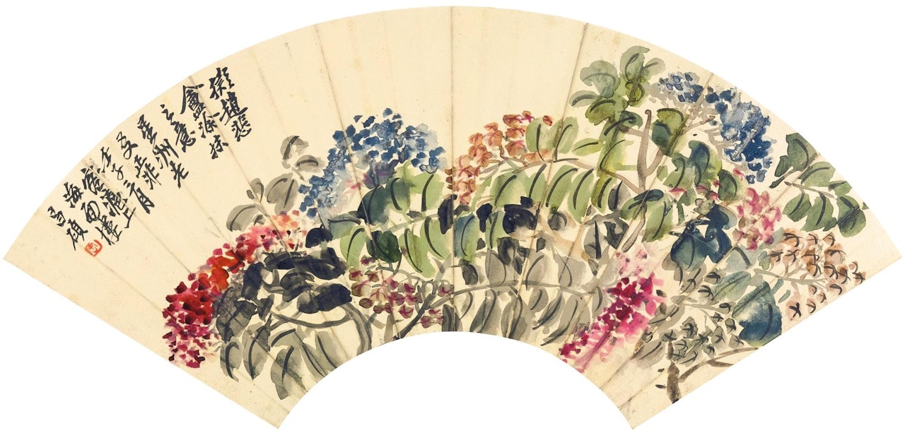 Flowers after Zhao Zhiqian by Wu Changshuo