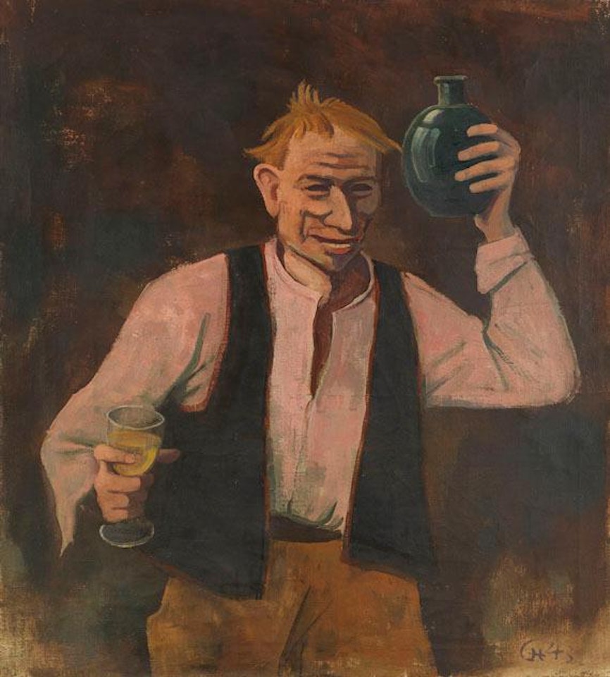 Der Trinker by Karl Hofer