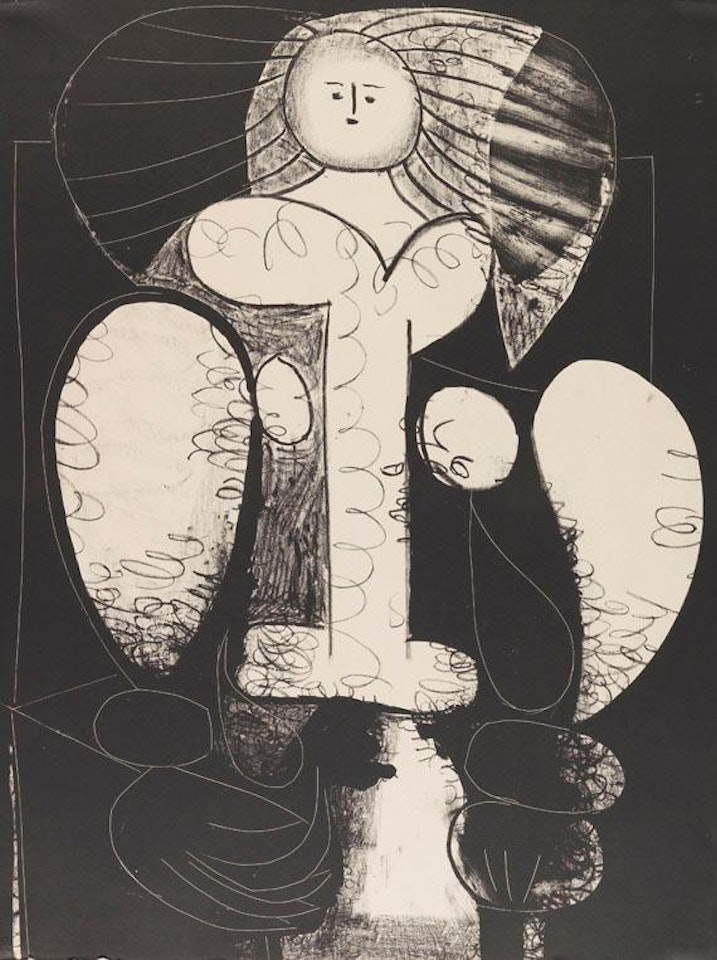 Femme Au Fauteuil (II.), No 2 (D'apres Le Vert) by Pablo Picasso