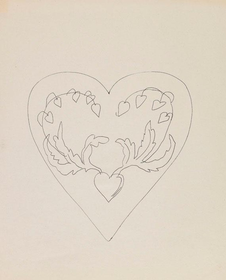 Untitled (Heart) by Andy Warhol