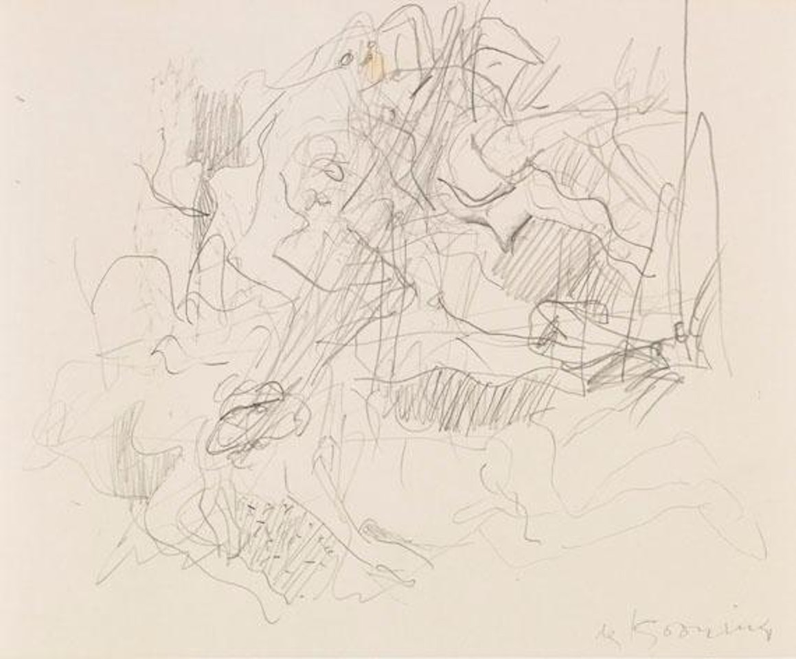 Orgy/ Erotic Drawing by Willem de Kooning