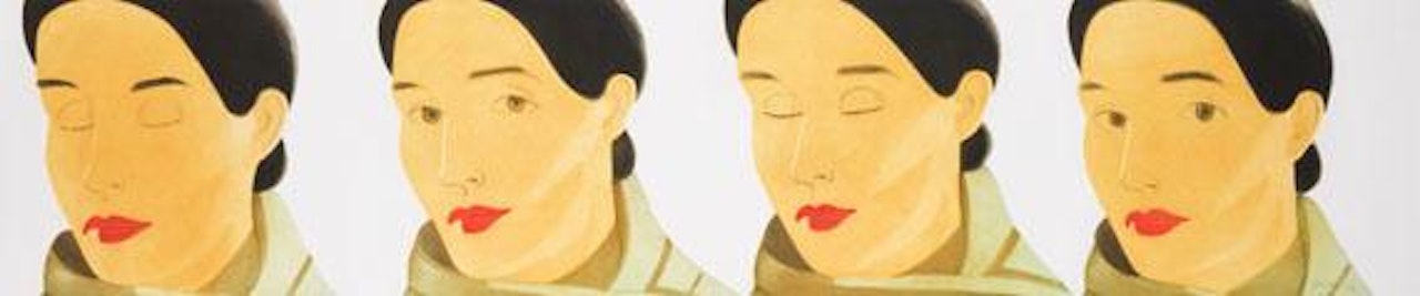Eyes open, Eyes closed by Alex Katz