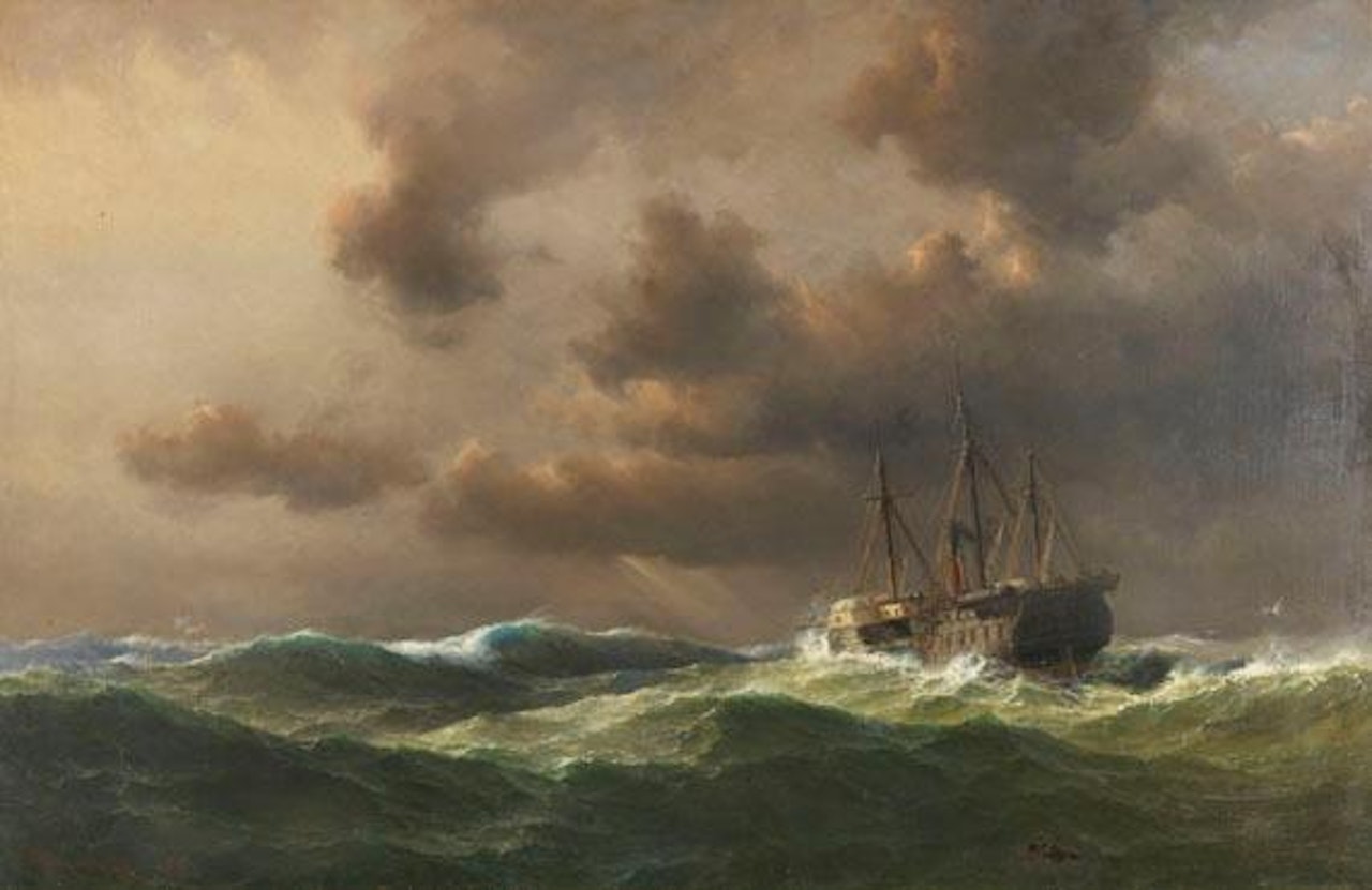Nach dem Sturm by Anton Melbye