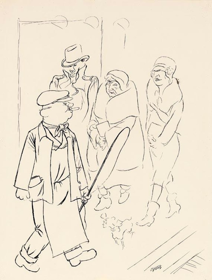 Berliner Strassenszene by George Grosz