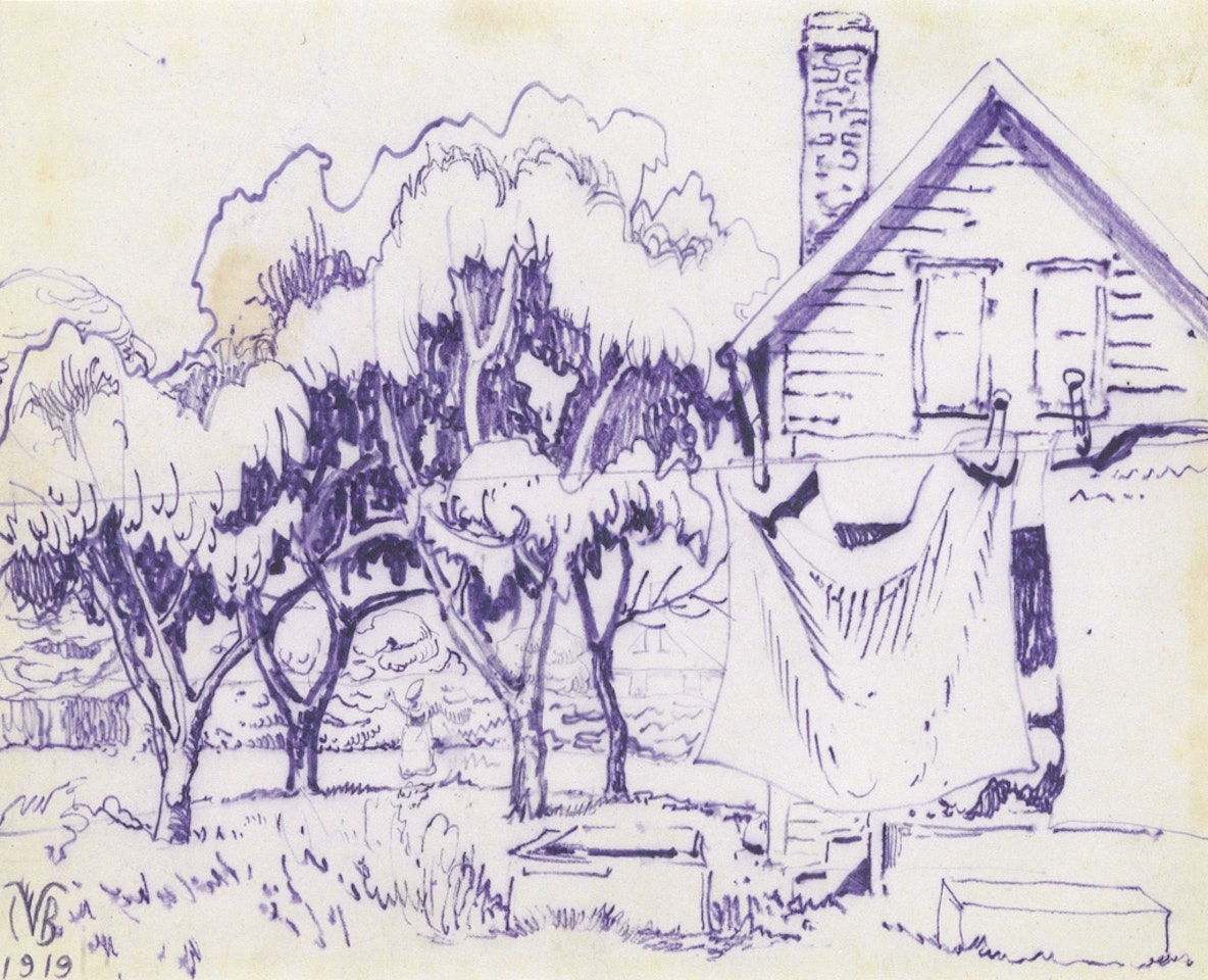 Wash Line by Charles Burchfield