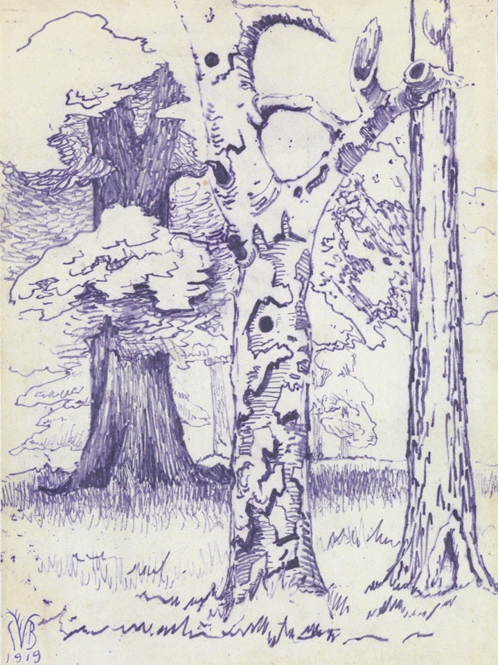 The Woodpecker Tree by Charles Burchfield
