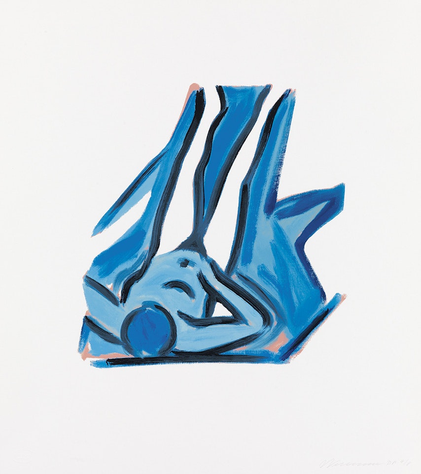 Blue Nude #2 by Tom Wesselmann