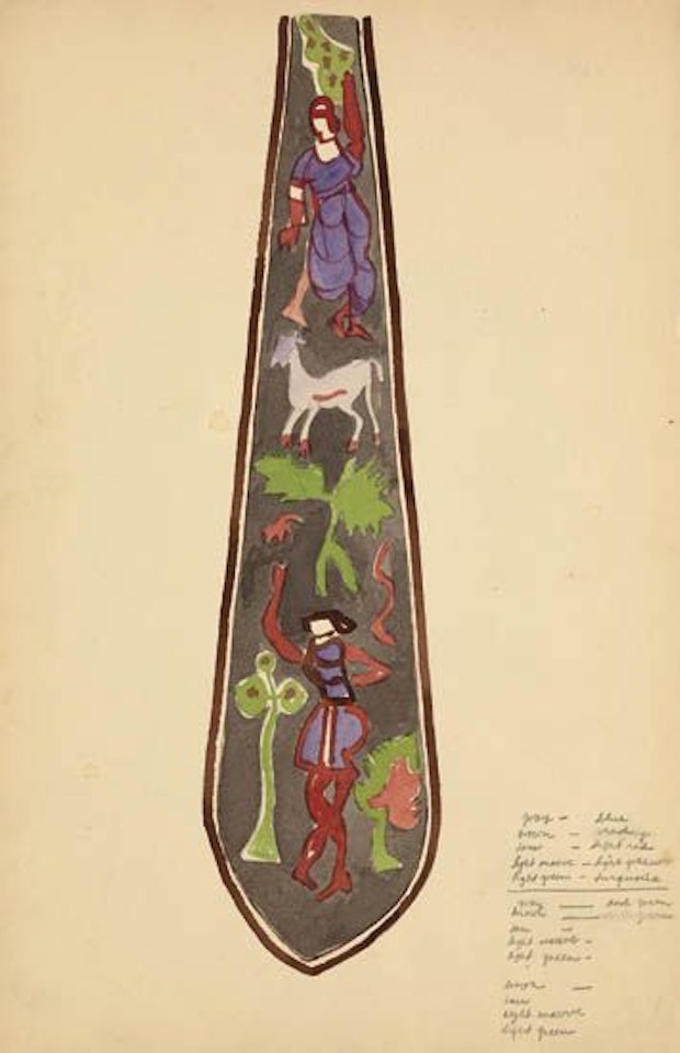 Untitled (Necktie Design) by Romare Bearden