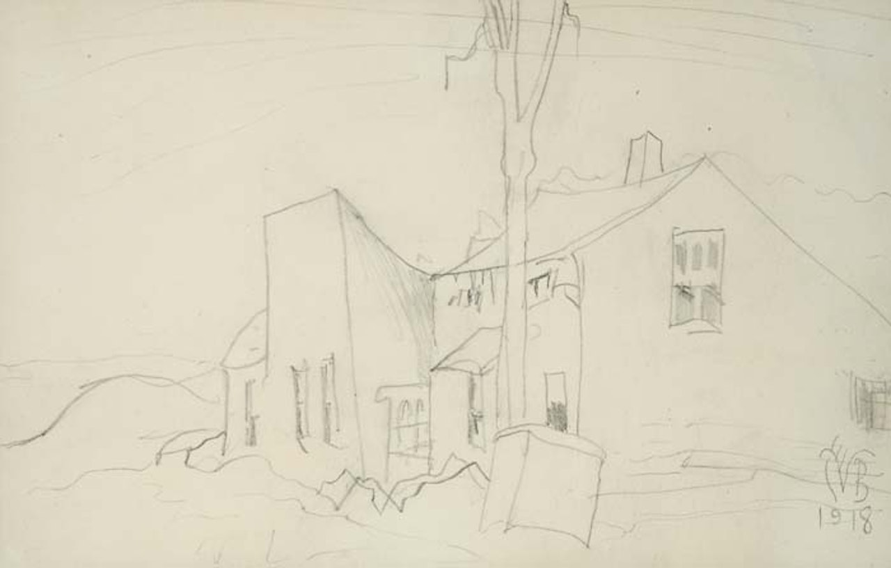 Snow Bound House by Charles Burchfield