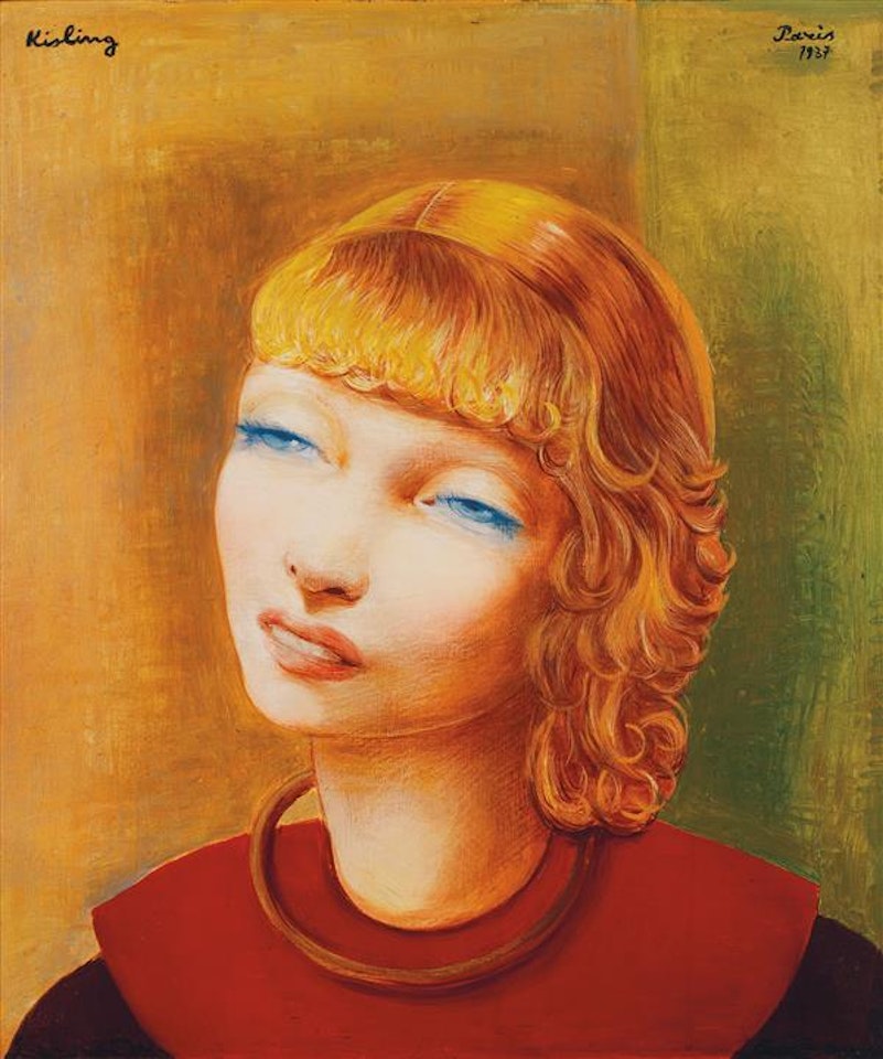 Jeune fille rousse by Moïse Kisling