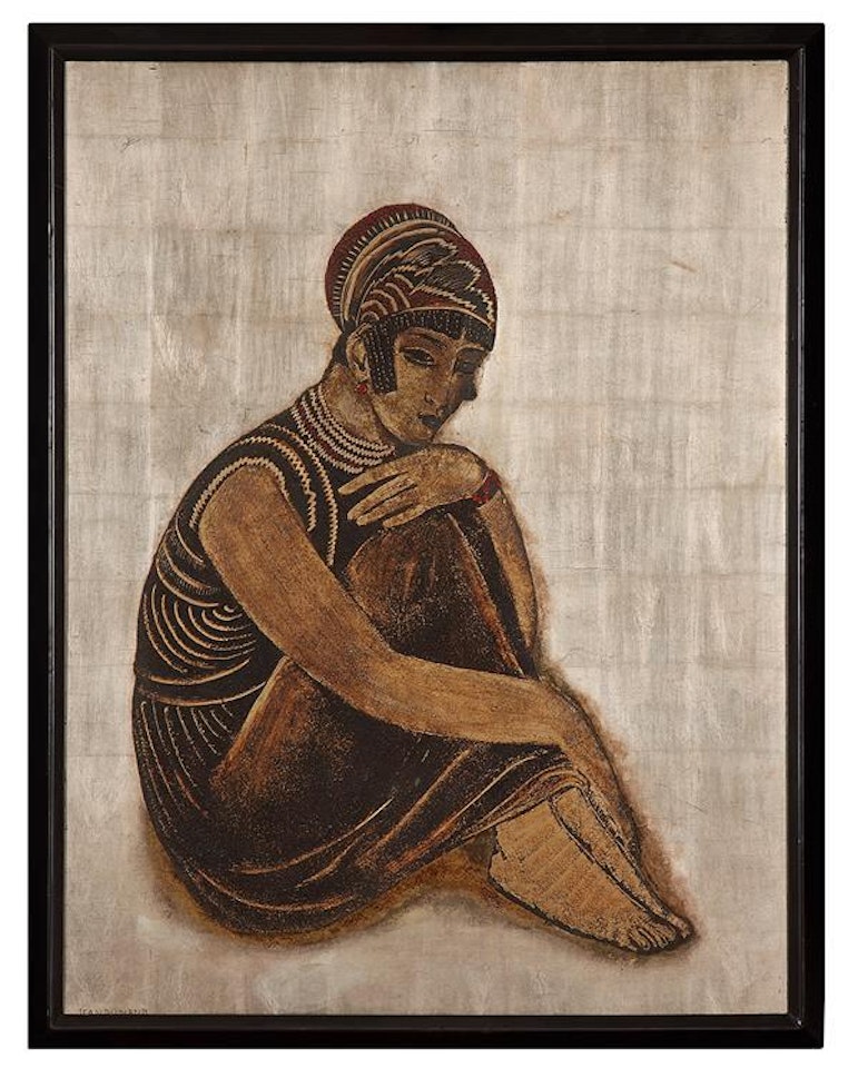 Jeune femme by Jean Dunand