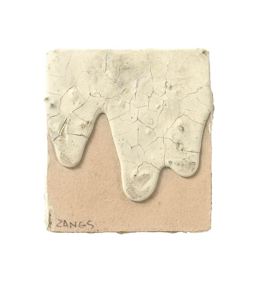 Untitled (Kleines Farbflu�relief) by Herbert Zangs