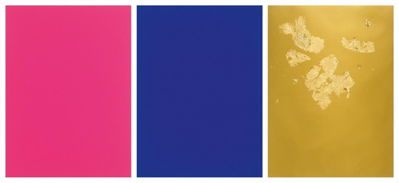 Monochrome und Feuer by Yves Klein