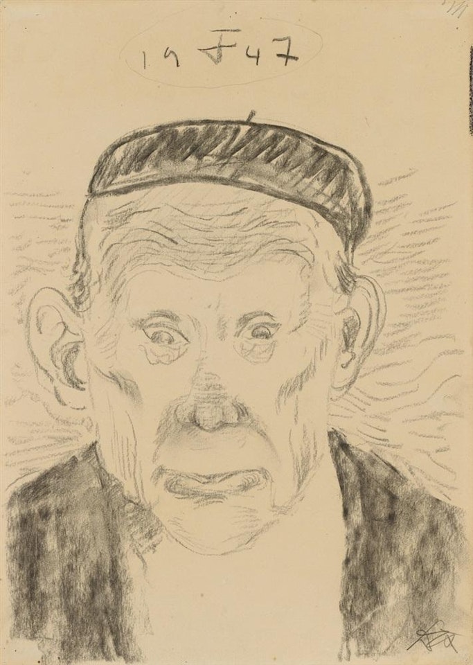 Erich Heckel - Skizze zum Gem�lde by Otto Dix