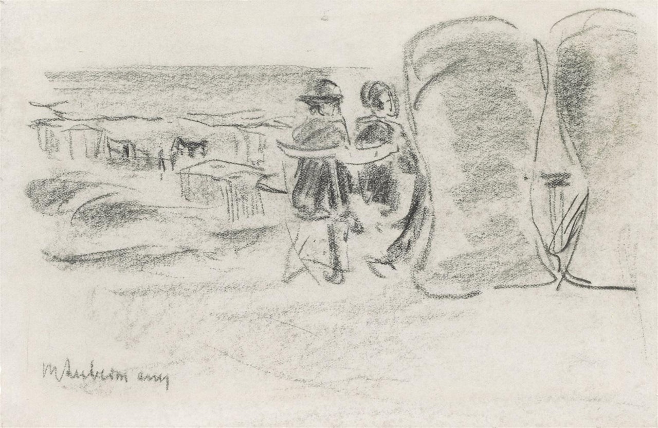 Am Strand by Max Liebermann