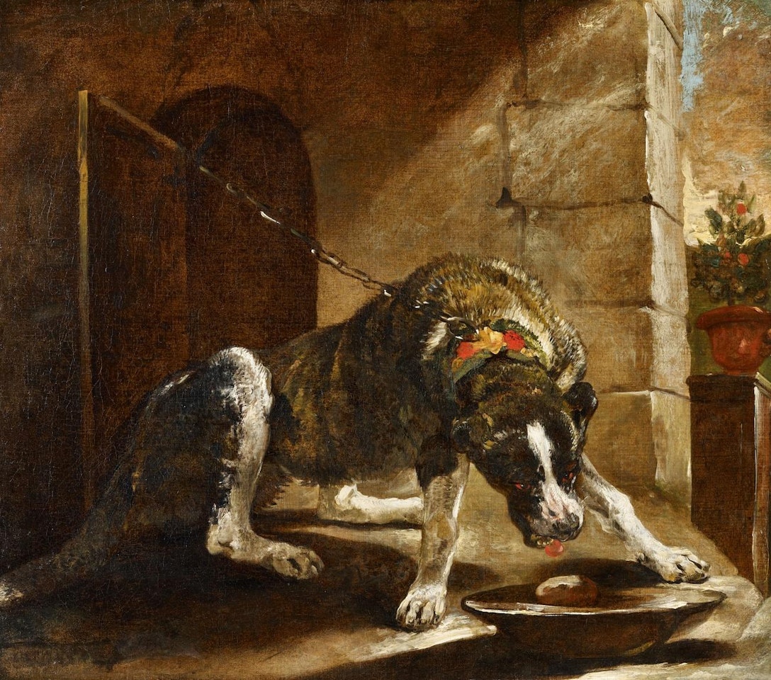 The Watchdog by Flemish School