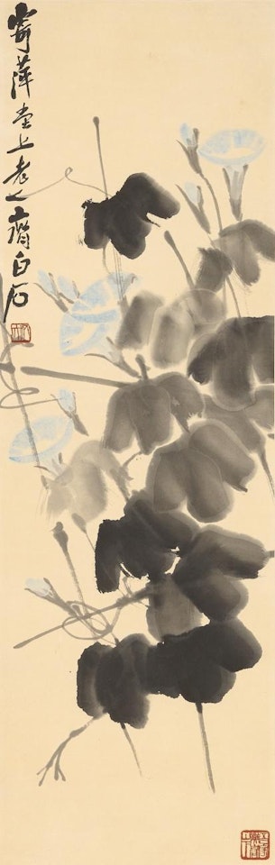 Morning glory by Qi Baishi