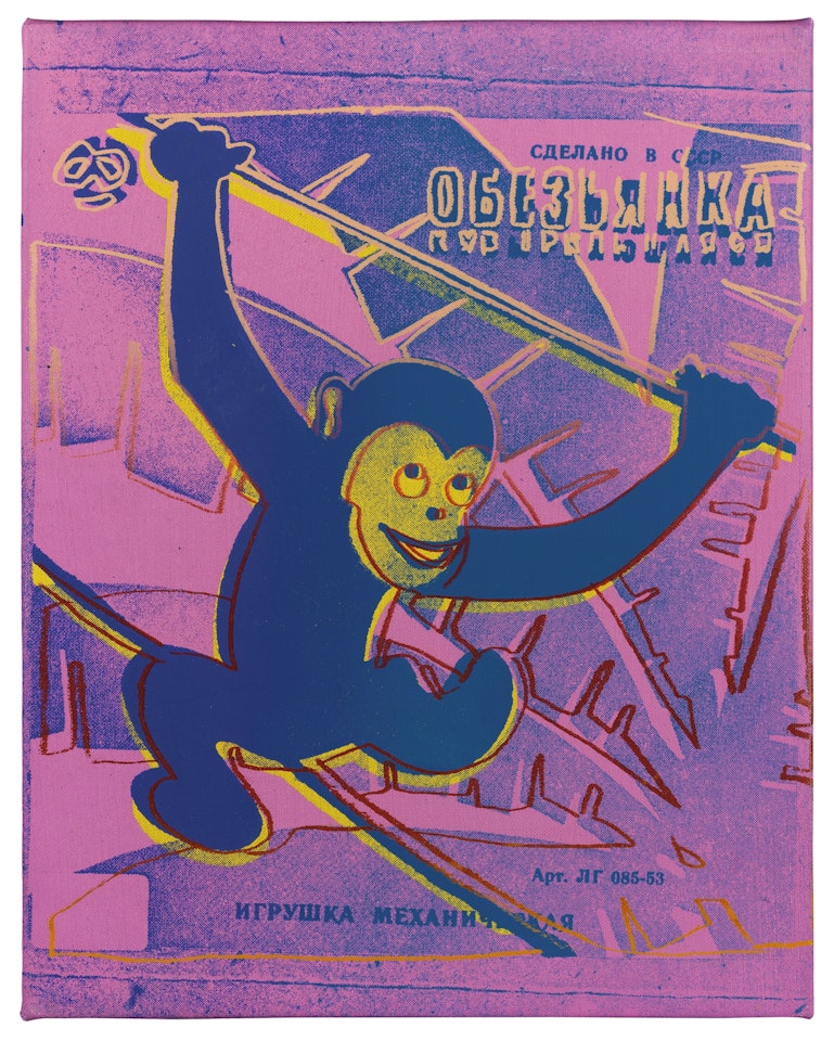 MONKEY (TOY PAINTING) by Andy Warhol