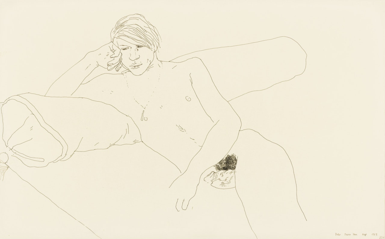 PETER POWIS TERR. by David Hockney