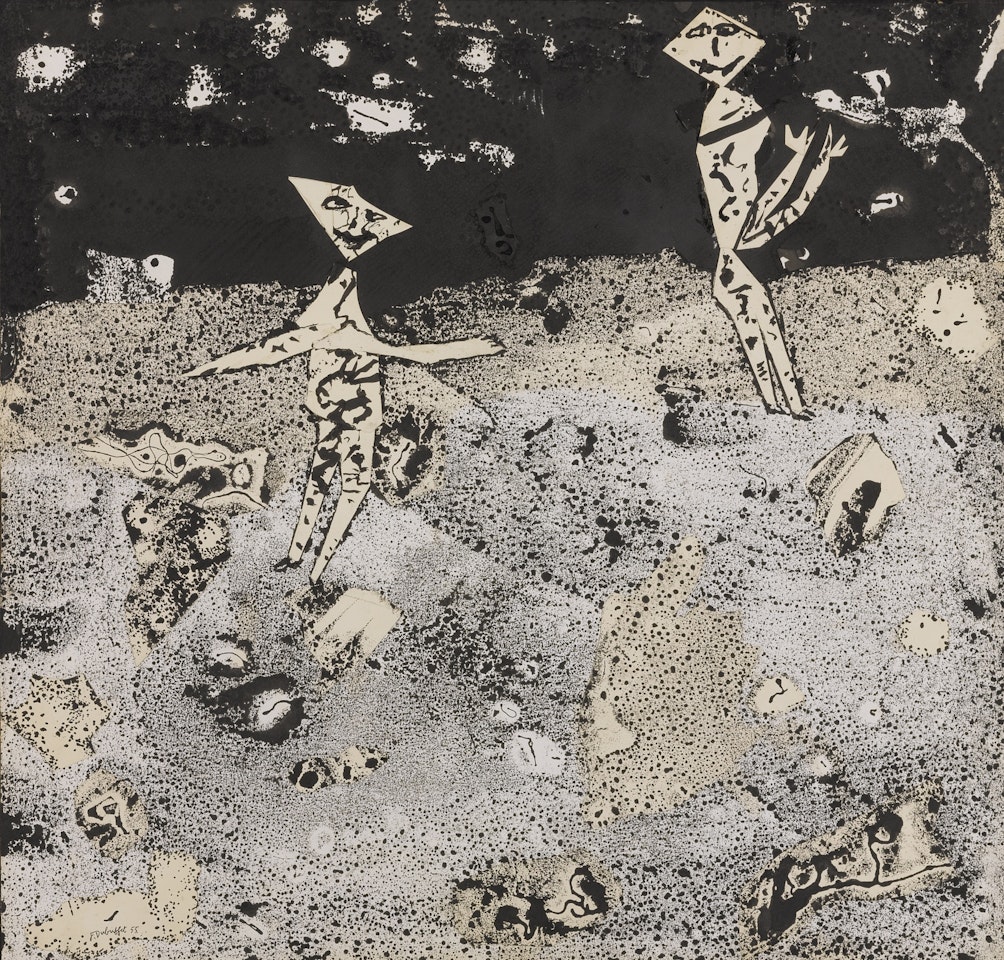 VIE AU SOL by Jean Dubuffet