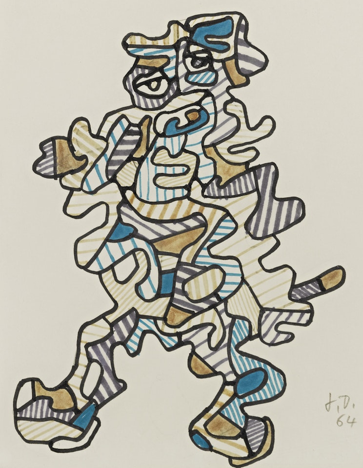 PERSONNAGE XVII by Jean Dubuffet