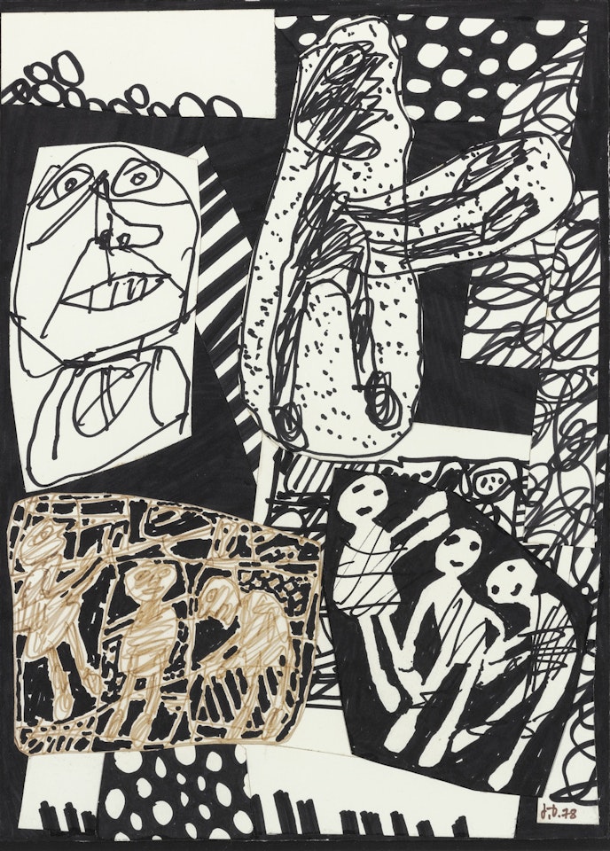 SITUATION XLVI by Jean Dubuffet