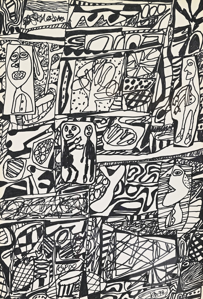 ANNALE I by Jean Dubuffet