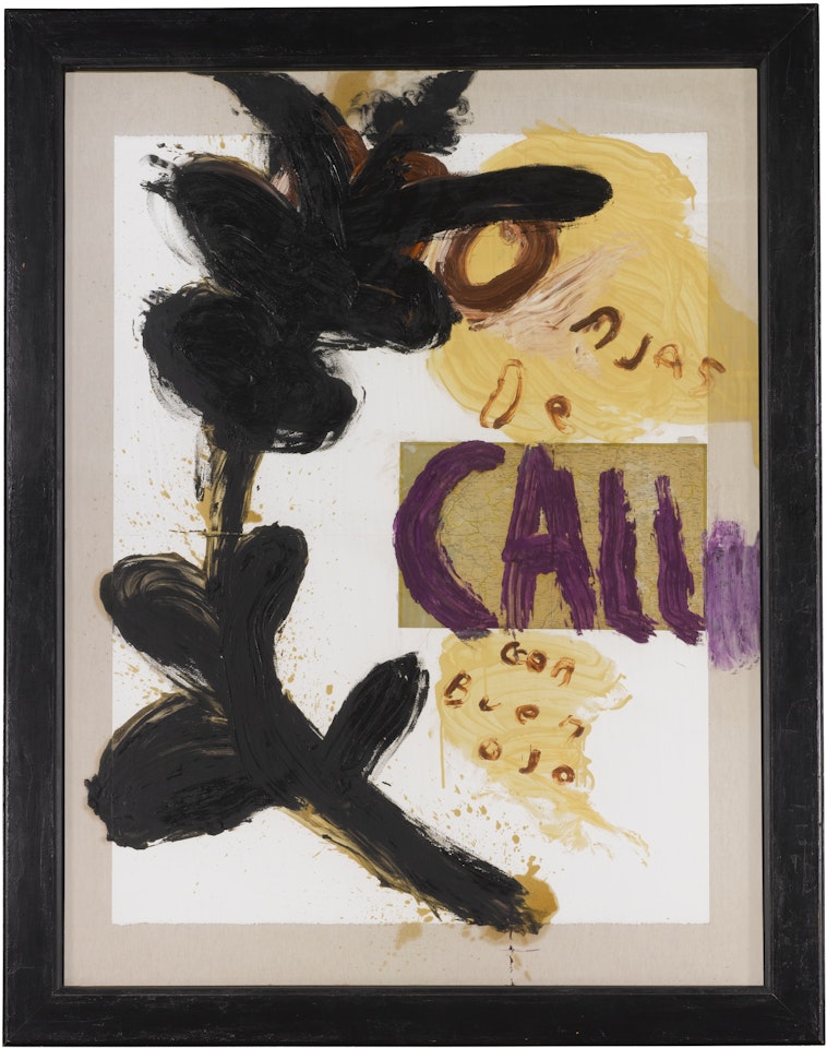 UNTITLED (MONJAS DE CALLE CON BUEN OJO) by Julian Schnabel