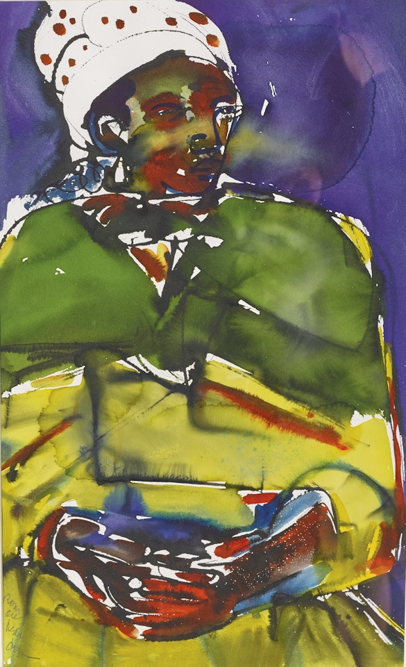 PORTRAIT OF A LADY by Romare Bearden