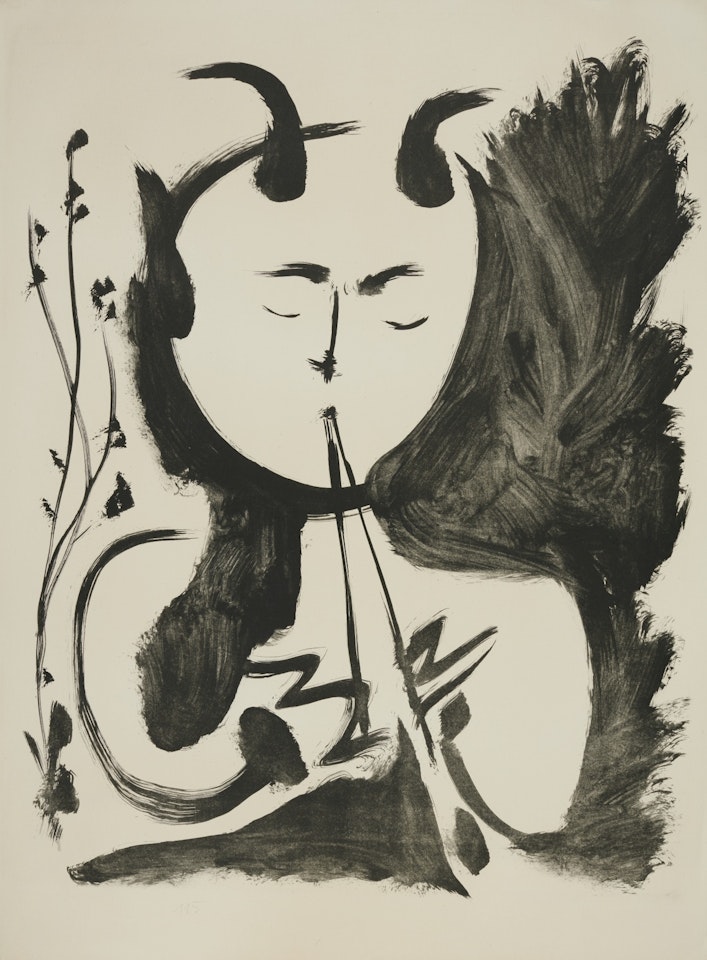 Faune Musicien No. 4 (B. 522; Mourlot, Picasso Project 115) by Pablo Picasso