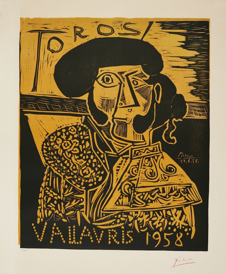 Toros Vallauris 1958 (B. 1282; Ba. 1049; Cz. 28) by Pablo Picasso