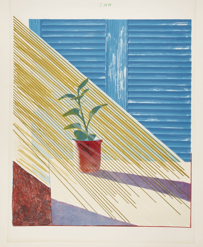 Sun (S. A. C. 136; Mca Tokyo 127) by David Hockney