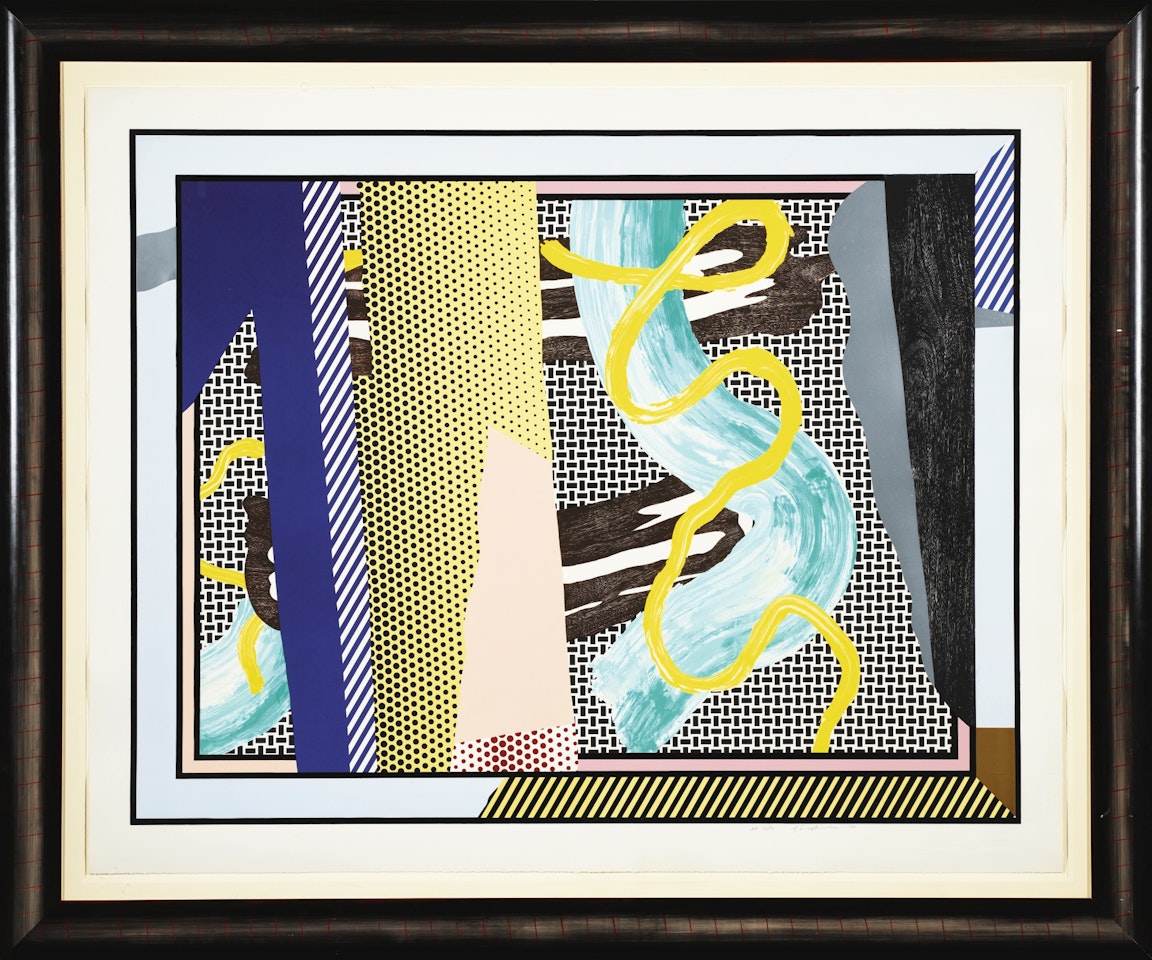 Reflections On Brushstrokes (C. 242) by Roy Lichtenstein