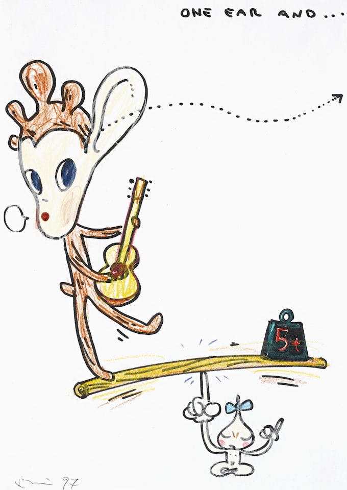 One Ear And... by Yoshitomo Nara